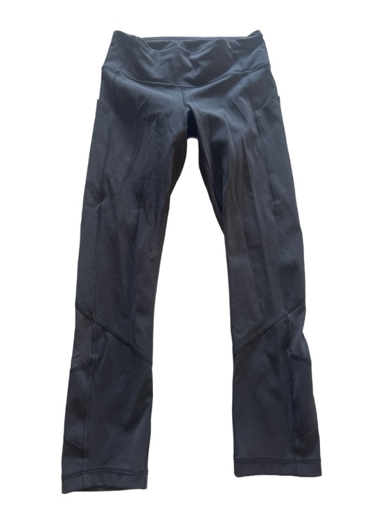 lululemon athletica Pants - Lululemon Black Mesh Back Leggings Size 2 23”